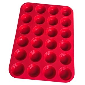 Red Silicone Baking Tray